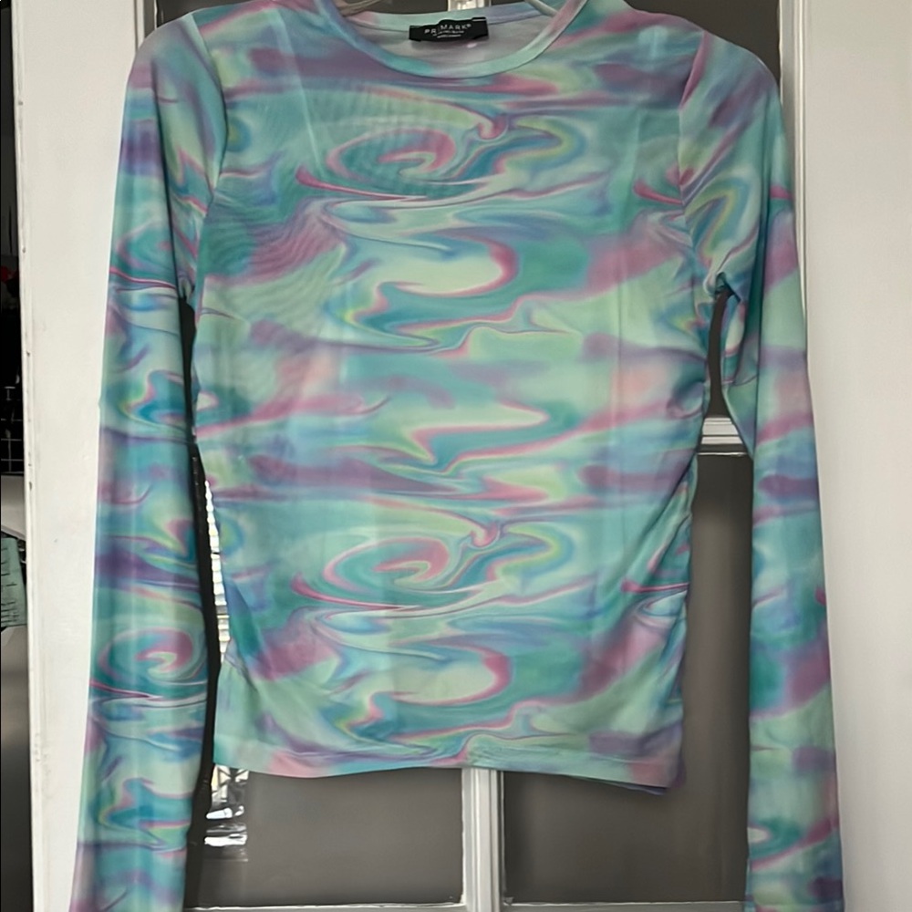 Sheer groovy top